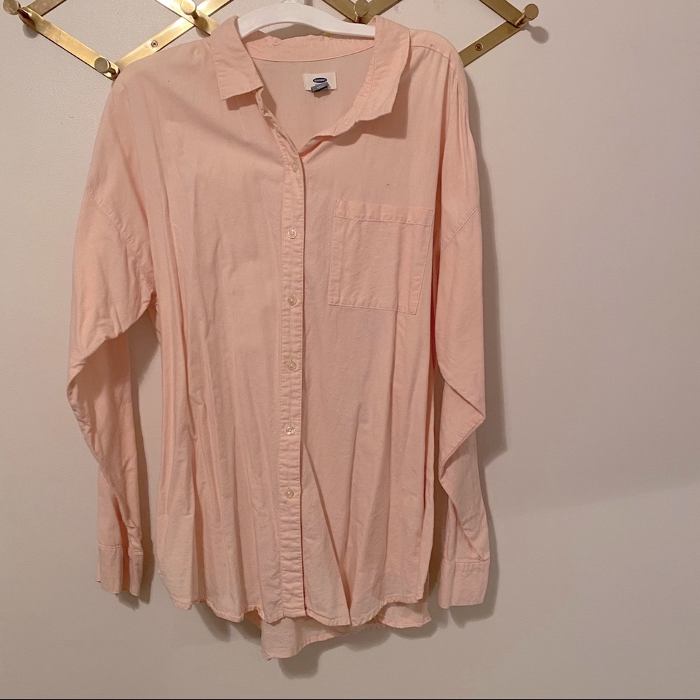 Pale Pink Button Down
